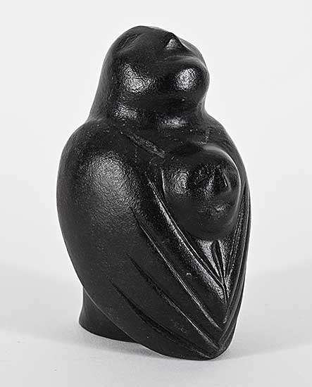 #1028 ~ Arnasungaaq - Untitled - Two Birds Transforming