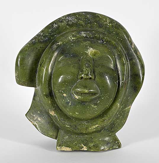 #1035 ~ Ashoona - Untitled - Hooded Wife Smiling