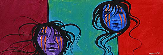 #1042 ~ Bruce - Abstract Warriors