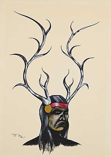 #1046 ~ Chee Chee - Untitled - Self Portrait Transformation