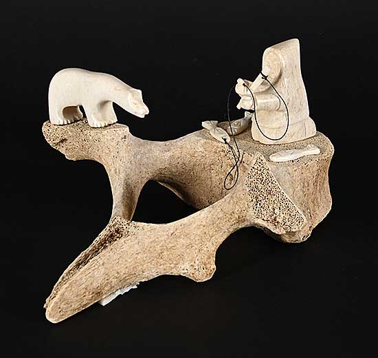 #1050 ~ Colbourne - Untitled - Fisherman and Bear II