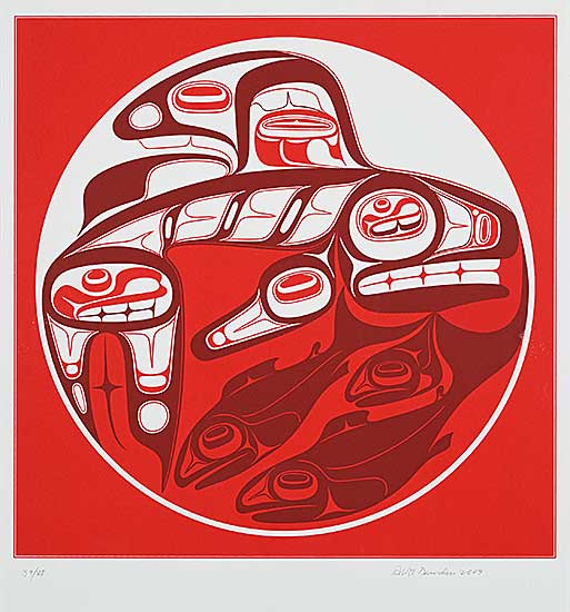 #1059 ~ Davidson - Killer Whale and Salmon  #39/88
