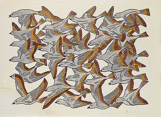 #1070 ~ Esa - Snow Bunting  #25/43