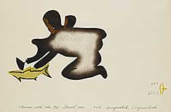 #1029 ~ Arnasungaaq - Woman with Ulu  #3/35