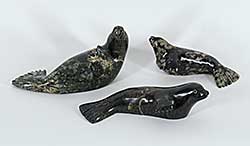 #1036 ~ Ashoona - Three Small Seals