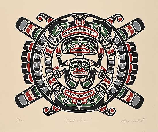 #1094 ~ Hunt - Sisiutl and Man  #65/200