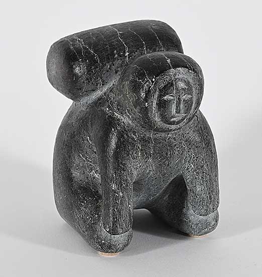 #1105 ~ Iquliq - Untitled - Man with Heavy Pack