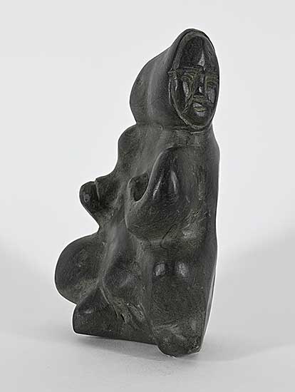 #1107 ~ Iquliq - Untitled - Sitting Inuk