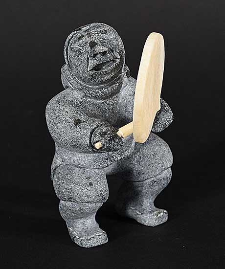 #1130 ~ Kayakjuak - Untitled - Captivated Drum Dancer