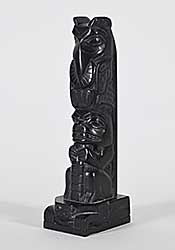#1086 ~ Hans - Untitled - Bird and Bear Totem