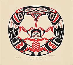 #1095 ~ Hunt - Half Human Raven Teaching Man  #AP/XIII/XV