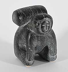 #1105 ~ Iquliq - Untitled - Man with Heavy Pack