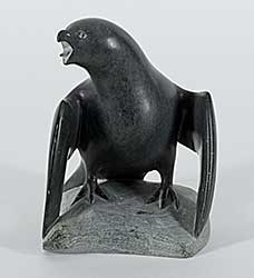 #1111 ~ Ittukallak - Untitled - Falcon with Open Beak