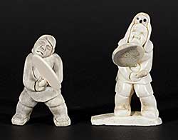 #1134 ~ Kayakjuak - Lot of Two Drum Dancers