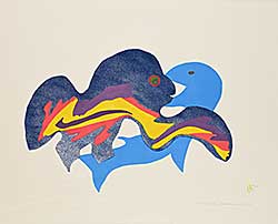 #1145 ~ Kukiiyaut - Fish and Qulupitluk  #25/50