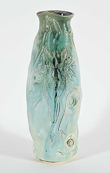 #1173 ~ Meili - Untitled - In the River of Light Swim Blue Salmon