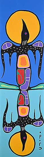 #1182 ~ Morrisseau - Splitting Image