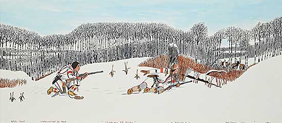 #1185 ~ Muskego - Chipewyan Elk Hunters  #Artist's Proof