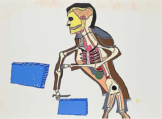 #1195 ~ Noah - The Vision of a Man Cutting Snow Blocks  #1/70