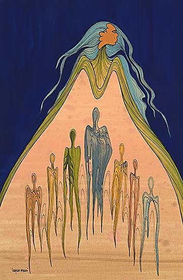 #1198 ~ Noel - Untitled - Earth Spirit