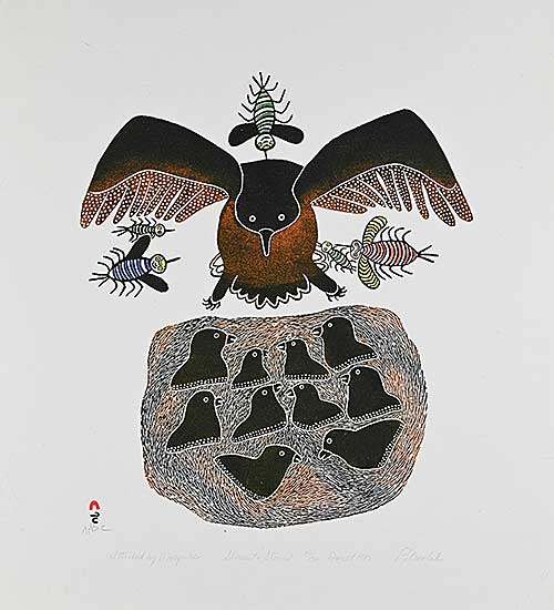 #1224 ~ Ashoona - Attacked by Mosquitoes  #50/50