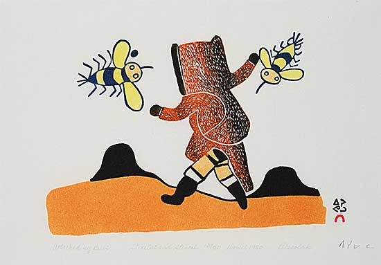 #1228 ~ Ashoona - Attacked by Bees  #17/50