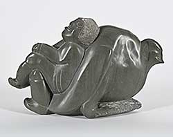 #1171 ~ Meeko Sr., - Man and Bird