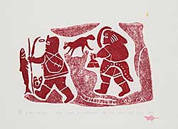 #1177 ~ Mikpiga - A Long Time Ago Inuit Used to Hunt by Walking  #25/40