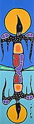 #1182 ~ Morrisseau - Splitting Image