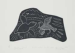 #1212 ~ Paperk - Mother and Baby Bird  #34/45