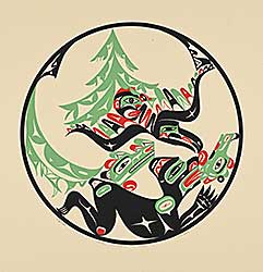 #1215 ~ Paul - Raven Ridiculing the Bear  #77/150