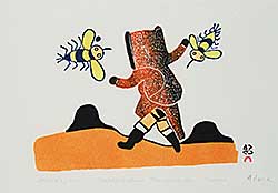 #1228 ~ Ashoona - Attacked by Bees  #17/50