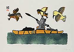 #1230 ~ Ashoona - Return From the Hunt  #17/50