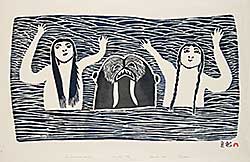 #1231 ~ Ashoona - Seamaids with Walrus  #45/50