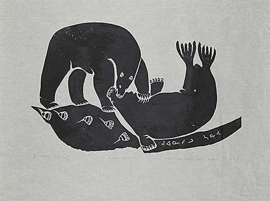 #1297 ~ School - Untitled - Bear and Seal Fight  #6/30