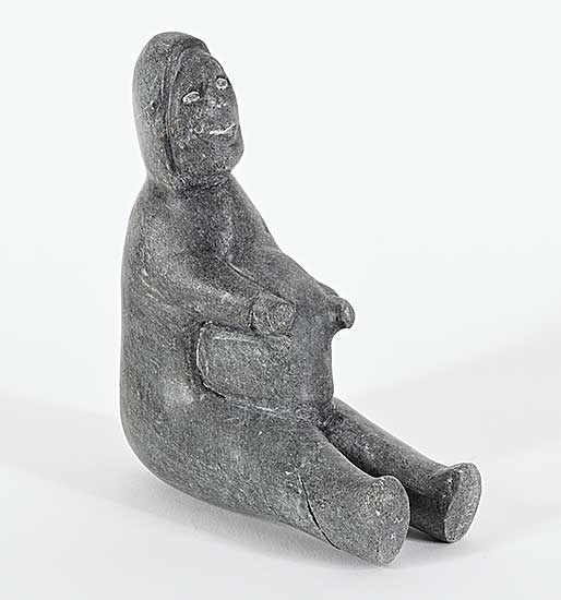 #1336 ~ School - Untitled - Sitting Inuk