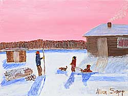 #1284 ~ Sapp - Untitled - Evening Sled