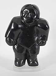 #1291 ~ School - Untitled - Inuk with Pack