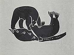 #1297 ~ School - Untitled - Bear and Seal Fight  #6/30