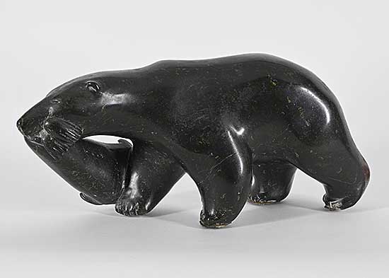 #1348 ~ Shaqu - Untitled - Bear Eating Seal