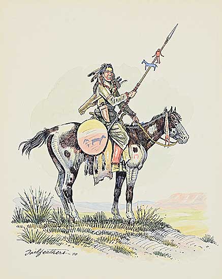 #1363 ~ Tailfeathers - Untitled - Lone Rider