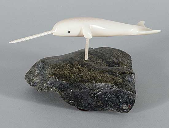 #1370 ~ Tegumiar - Untitled - Narwhal on Base