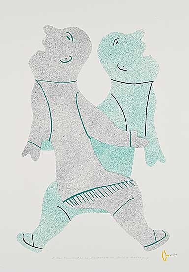 #1378 ~ Tiktaalaaq - A Man Frightened by His Shadow  #6/40