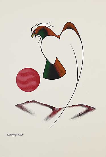 #1379 ~ Tobacco - Untitled - Bird Spirit