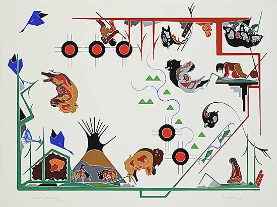 #1407 ~ Williams - Hunters - Buffalo / Bear