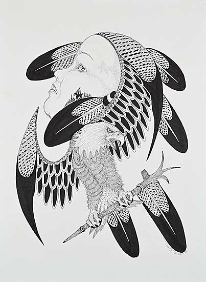 #1411 ~ Wolf - Untitled - Spirit Rising