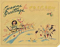 #1364 ~ Tailfeathers - Seasons Greetings from Calgary