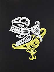 #1376 ~ Thompson - Untitled - Raven Stealing Wind  #42/200