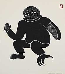 #1387 ~ Tulooak - Untitled - Bird Transformation