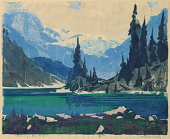 #9 ~ Barleigh - Evening, Bow Lake  #41/100